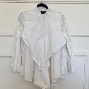 Chic White Button Down Shirt